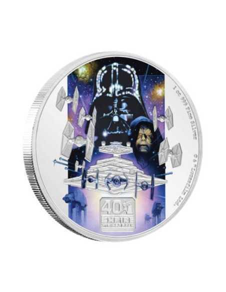 THE EMPIRE STRIKES BACK 40TH SET STAR Wars 1 Oz Silver Coins 1$ & 2$ Niue 2020 - Coins & More - Niue