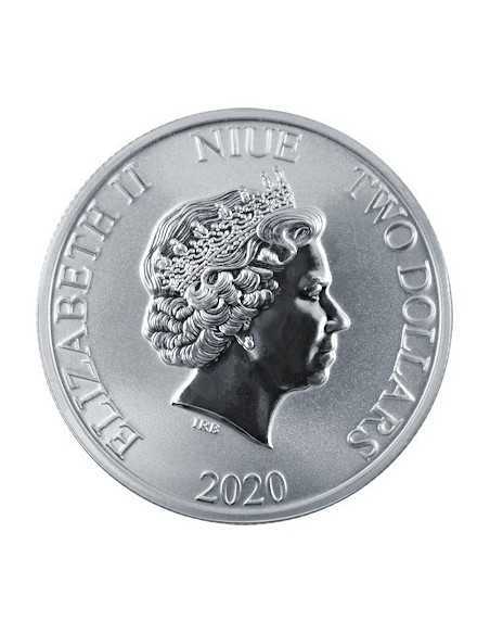 JURASSIC PARK - $2 Dollars 2020 1 Oz Silver Coin Niue - Coins & More - Niue
