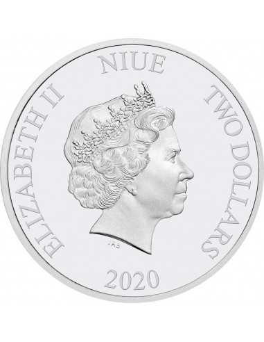 WINNIE L'OURSON Disney 1 Oz Silver Coin 2$ Niue 2020 - Coins & More - Niue