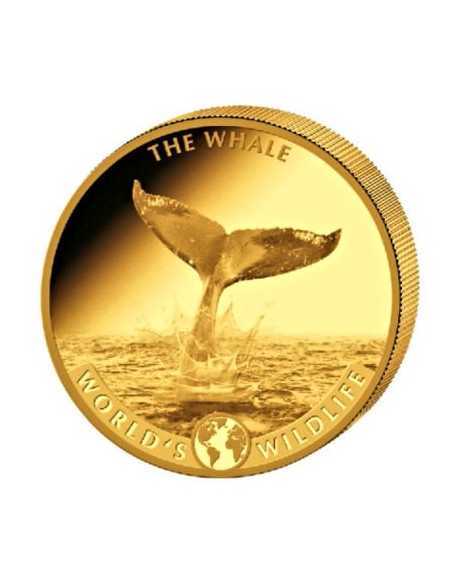 THE WHALE - WORLD'S WILDLIFE 10 Francs 2020 Gold coin Congo - Coins & More - Africa