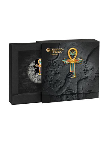 EGYPTIAN ANKH 1 Oz Silver Coin 1000 Francs Cameroon 2020