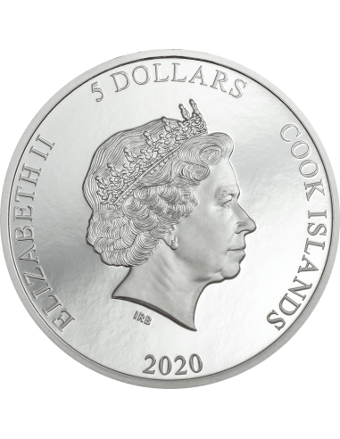 VINALES Meteorite Impacts 1 Oz Silver Coin 5$ Cook Islands 2020 - Coins & More - Isole Cook