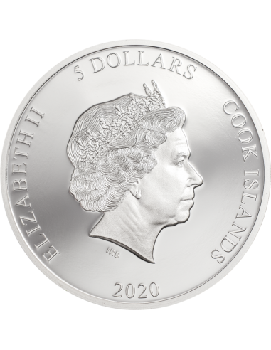 CHAMELEON Magnificent Life 1 Oz Silver Coin 5$ Cook Islands 2020 - Coins & More - Cook Islands