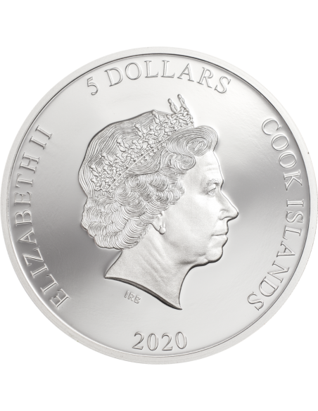 CHAMELEON Magnificent Life 1 Oz Silver Coin 5$ Cook Islands 2020 - Coins & More - Cook Islands