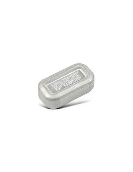 Juego de 6 recambios de 5g PEZ® 6 unidades - Obleas de plata para dispensadores PAMP - Coins & More - Plata