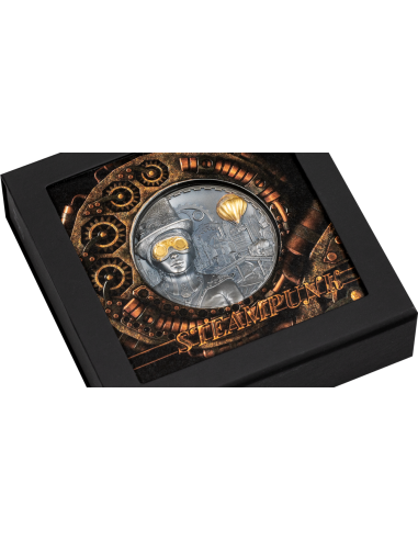 STEAMPUNK 3 Oz Silver Coin 20$ Cook Islands 2020 - Coins & More - Îles Cook