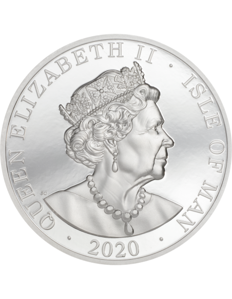 ONE NOBLE Piedfort 2 Oz Silver Coin Isle of Man 2020 - Coins & More - Europa