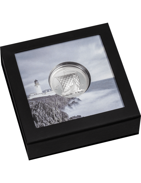 ONE NOBLE Piedfort 2 Oz Silver Coin Isle of Man 2020 - Coins & More - Europa