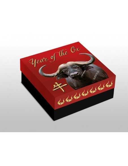 OX Lunar Year Chinese Zodiac Silver Coin 1$ Niue 2021 - Coins & More - Niue