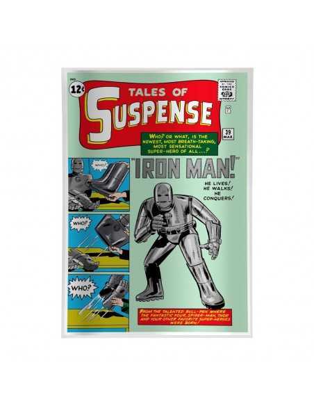 IRON MAN TALES OF SUSPENSE 39 Comic Book Marvel 2019 1oz Pure Silver Movie Foil - Coins & More - Argento