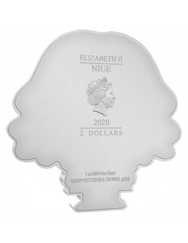 HERMIONE GRANGER Chibi 1 Oz Silver Coin 2$ Niue 2020 - Coins & More - Niue