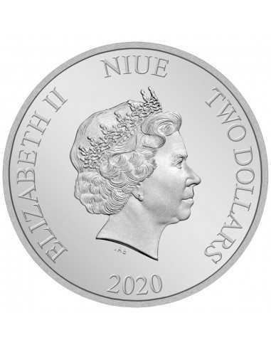 ALBUS DUMBLEDORE Harry Potter 1 Oz Silver Coin 2$ Niue 2020 - Coins & More - Niue
