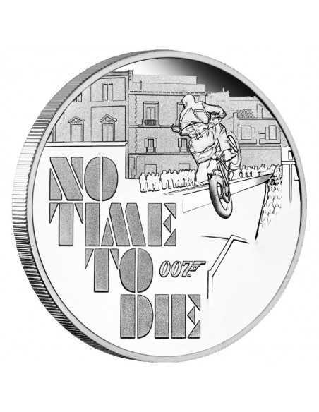 JAMES BOND MOURIR PEUT ATTENDRE 1 Oz Silver Coin 1$ Tuvalu 2020 - Coins & More - Tuvalu