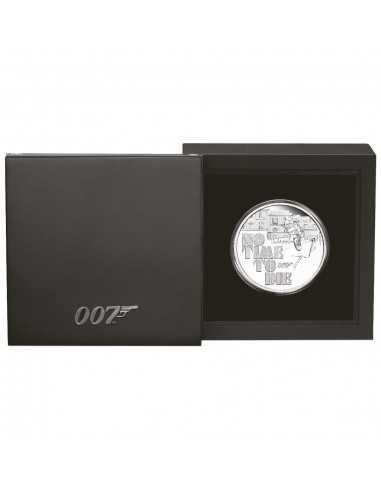 JAMES BOND MOURIR PEUT ATTENDRE 1 Oz Silver Coin 1$ Tuvalu 2020 - Coins & More - Tuvalu