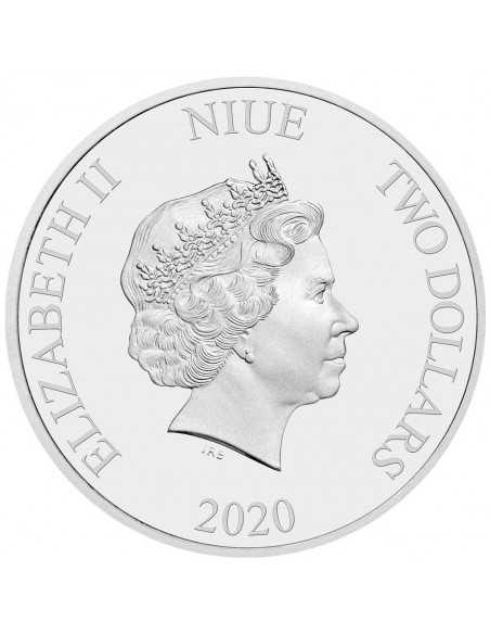 READY SET GO Mickey Mouse SPORTS SERIES - RUNNING Disney 1 Oz Silver Coin 2$ Niue 2020 - Coins & More - Niue