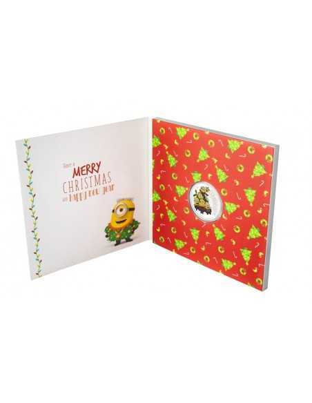MINION MADE Season Greetings 1 Oz Silver Coin 2$ Niue 2018 - Coins & More - Niue