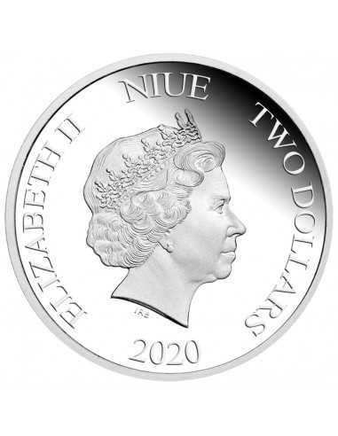 YEAR OF THE MOUSE Minion Made 1 Oz Silver Coin 2$ Niue 2020