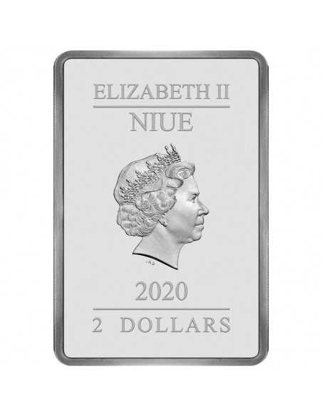HARRY POTTER and the PRISONER OF AZKABAN 1 Oz Moneta Argento 2$ Niue 2020 - Coins & More - Niue