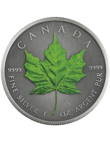 SOMMER - FOUR SEASONS 1 Oz Silver coin 5$ Canada Maple Leaf 2020
