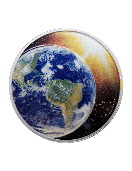 LA TERRE - THE SOLAR SYSTEM 1$ USA 2021 1 oz Domed silver coin - Coins & More - Usa