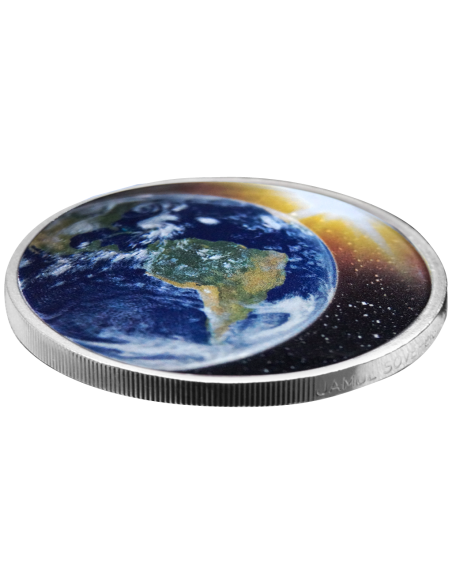 LA TERRE - THE SOLAR SYSTEM 1$ USA 2021 1 oz Domed silver coin - Coins & More - Usa