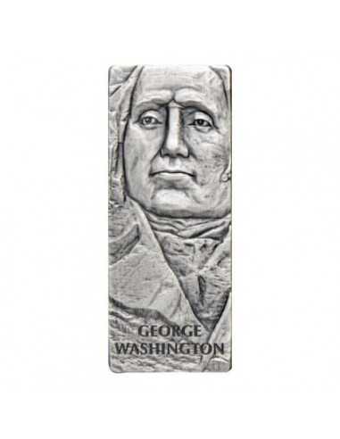 MOUNT RUSHMORE NATIONAL MEMORIAL 80th Anniversary Rectangular Set 4x1 Oz Silver Coin 5$ Barbados 2021 - Coins & More - Barbados