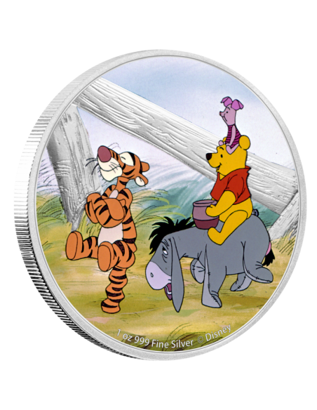WINNIE L'OURSON & SES AMIS Disney 1 Oz Silver Coin 2$ Niue 2020 - Coins & More - Niue