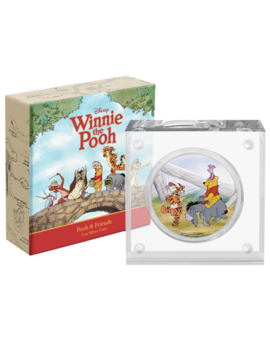 WINNIE L'OURSON & SES AMIS Disney 1 Oz Silver Coin 2$ Niue 2020 - Coins & More - Niue