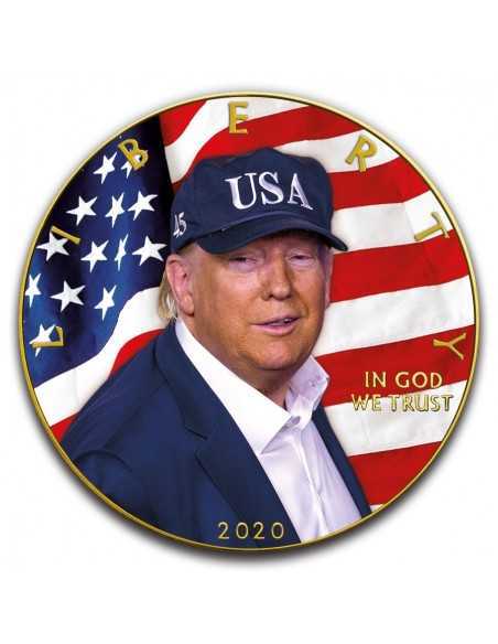 DONALD TRUMP - Make Liberals Cry Again Silver Eagle 1 Oz Silver Coin 1$ USA 2020