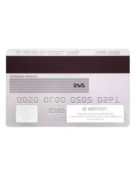 CARTE BANCAIRE 70ième Anniversaire Pièce en Argent 2$ Niue 2020 - Coins & More - Niue