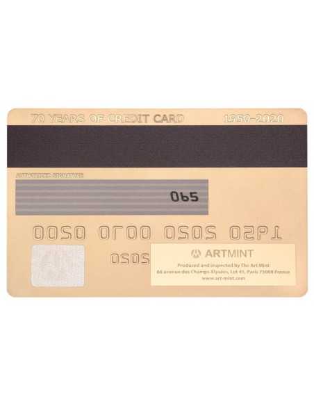 CARTE BANCAIRE 70ième Anniversaire Gold Plated Silver Coin 2$ Niue 2020 - Coins & More - Niue