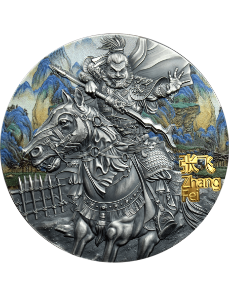 ZHANG FEI Warriors of Ancient China 3 Oz Silver Coin 5$ Niue 2020 - Coins & More - Niue