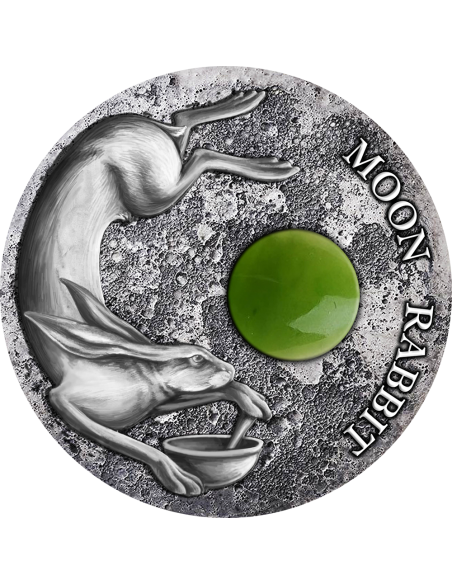 MOON RABBIT - Oriental Culture Collection 50g Silver Coin 2$ Niue 2021 - Coins & More - Niue