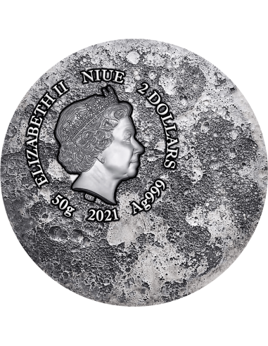 MOON RABBIT - Oriental Culture Collection 50g Silver Coin 2$ Niue 2021 - Coins & More - Niue