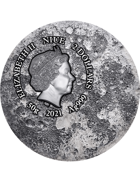 MOON RABBIT - Oriental Culture Collection 50g Silver Coin 2$ Niue 2021 - Coins & More - Niue