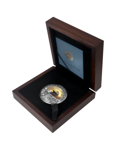 TITANIC - Grand Shipwrecks in a History 2 Oz Silver Coin 5$ Niue 2020