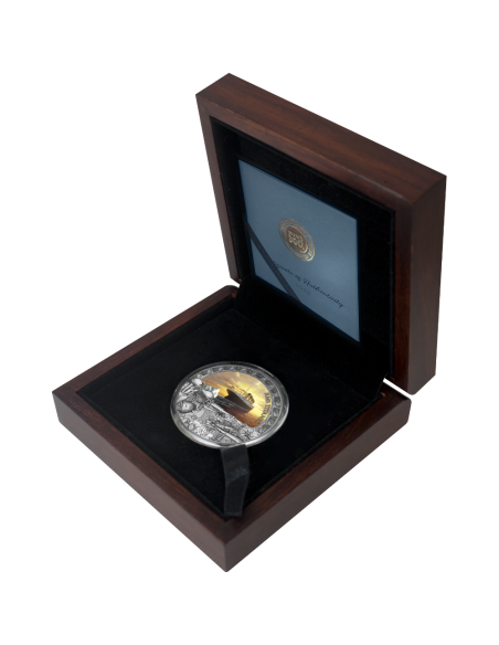 TITANIC - Grand Shipwrecks in a History 2 Oz Silver Coin 5$ Niue 2020