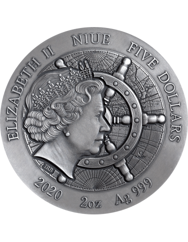 TITANIC - Grand Shipwrecks in a History 2 Oz Silver Coin 5$ Niue 2020