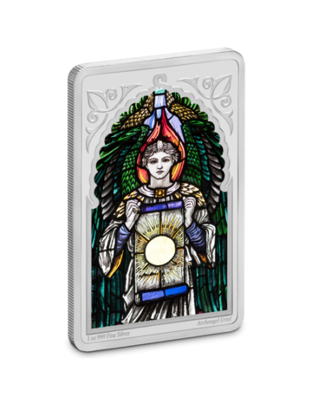 ARCHANGEL URIEL Heavenly Arcangels 1 Oz Silver Coin 2$ Niue 2021 - Coins & More - Niue
