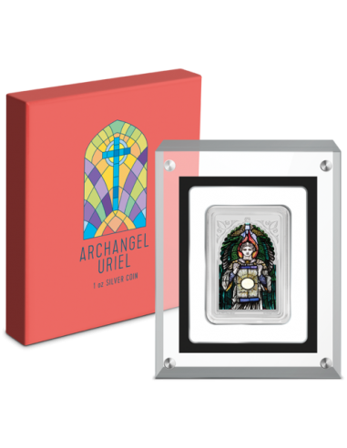ARCHANGEL URIEL Heavenly Arcangels 1 Oz Silver Coin 2$ Niue 2021 - Coins & More - Niue