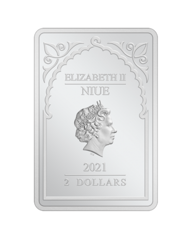 ARCHANGEL URIEL Heavenly Arcangels 1 Oz Silver Coin 2$ Niue 2021 - Coins & More - Niue