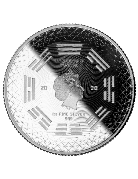 EQUILIBRIUM 2020 - $5 Dollars TOKELAU 1 oz Silver coin Bullion - Coins & More - Argento