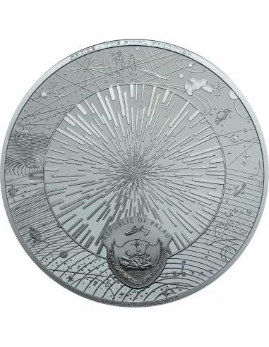 UNIVERSE Space Final Frontier 3 Oz Silver Coin 20$ Palau 2019 - Coins & More - Palau
