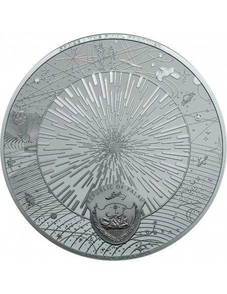 UNIVERSE Space Final Frontier 3 Oz Silver Coin 20$ Palau 2019 - Coins & More - Palau