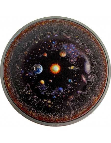 UNIVERSE Space Final Frontier 3 Oz Silver Coin 20$ Palau 2019 - Coins & More - Palau