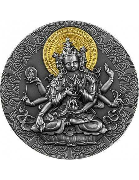 ANCIENT BUDDHA 2 Oz Silver Coin 2000 Francs Cameroon 2020