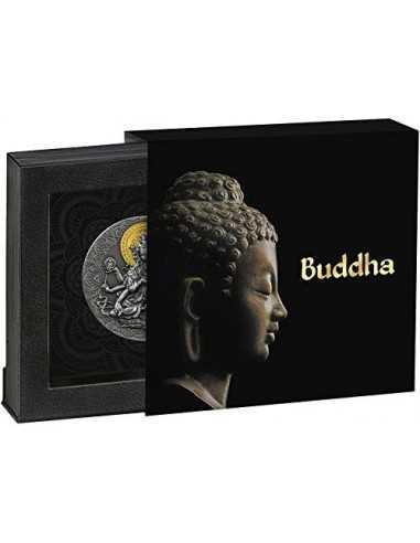 ANCIENT BUDDHA 2 Oz Silver Coin 2000 Francs Cameroon 2020