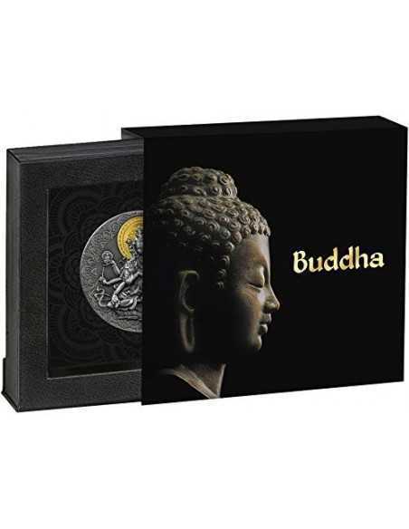ANCIENT BUDDHA 2 Oz Silver Coin 2000 Francs Cameroon 2020