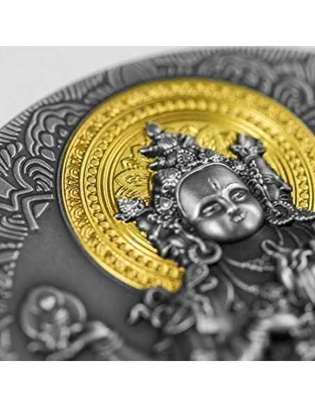 ANCIENT BUDDHA 2 Oz Silver Coin 2000 Francs Cameroon 2020