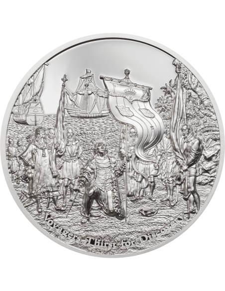VOYAGERS THIRST FOR DISCOVERY Time Flies 2 Oz Silver Coin 10$ Cook Islands 2021 - Coins & More - Îles Cook